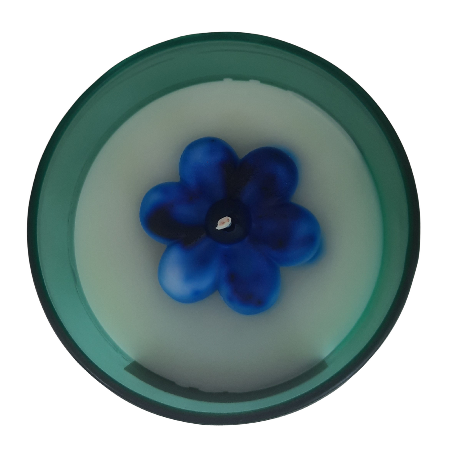 Beaches & Bouquets Candle - Ocean Breeze + Cactus Flower Jade | Eco-Friendly, Hand-Poured, Coconut Blend Wax, Single Wick