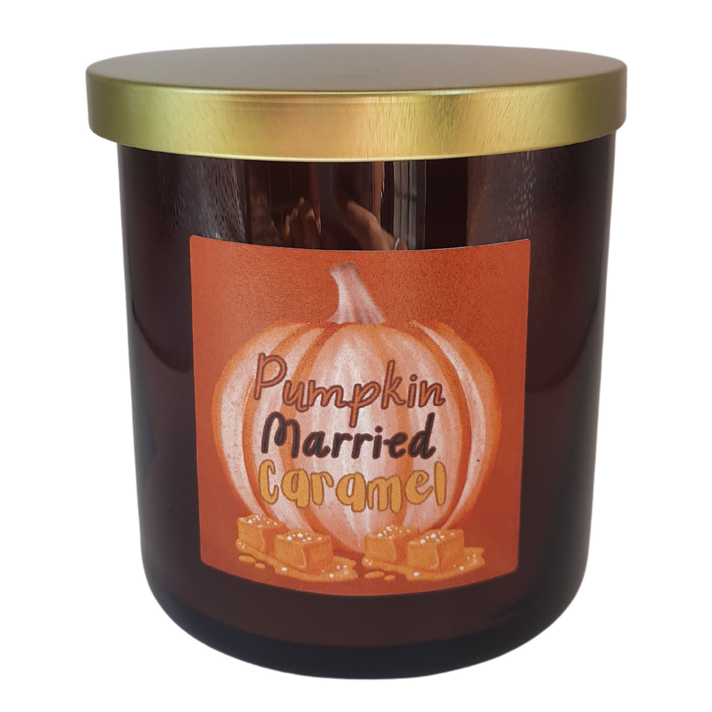 Pumpkin Married Caramel Candle - Pumpkin Caramel | Eco-Friendly, Hand-Poured, Coconut Blend Wax, Single Wick