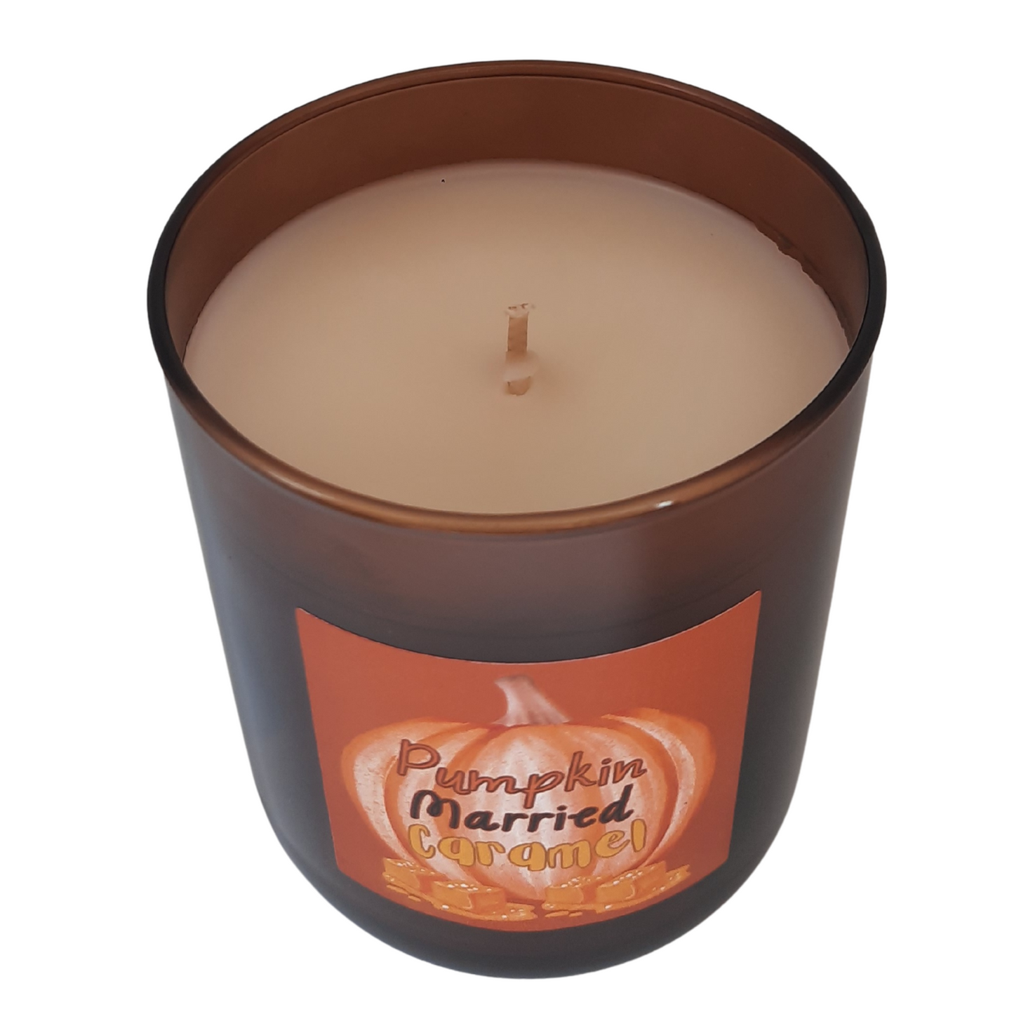 Pumpkin Married Caramel Candle - Pumpkin Caramel | Eco-Friendly, Hand-Poured, Coconut Blend Wax, Single Wick