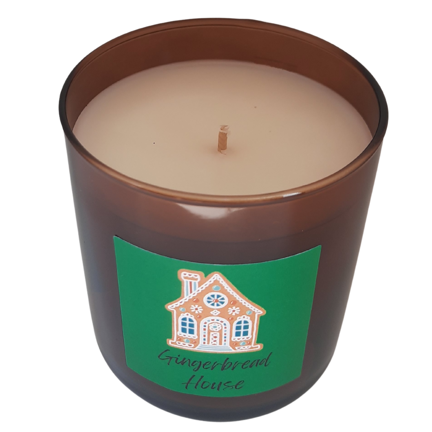 Gingerbread House Candle | Eco-Friendly, Hand-Poured, Coconut Blend Wax, Single Wick