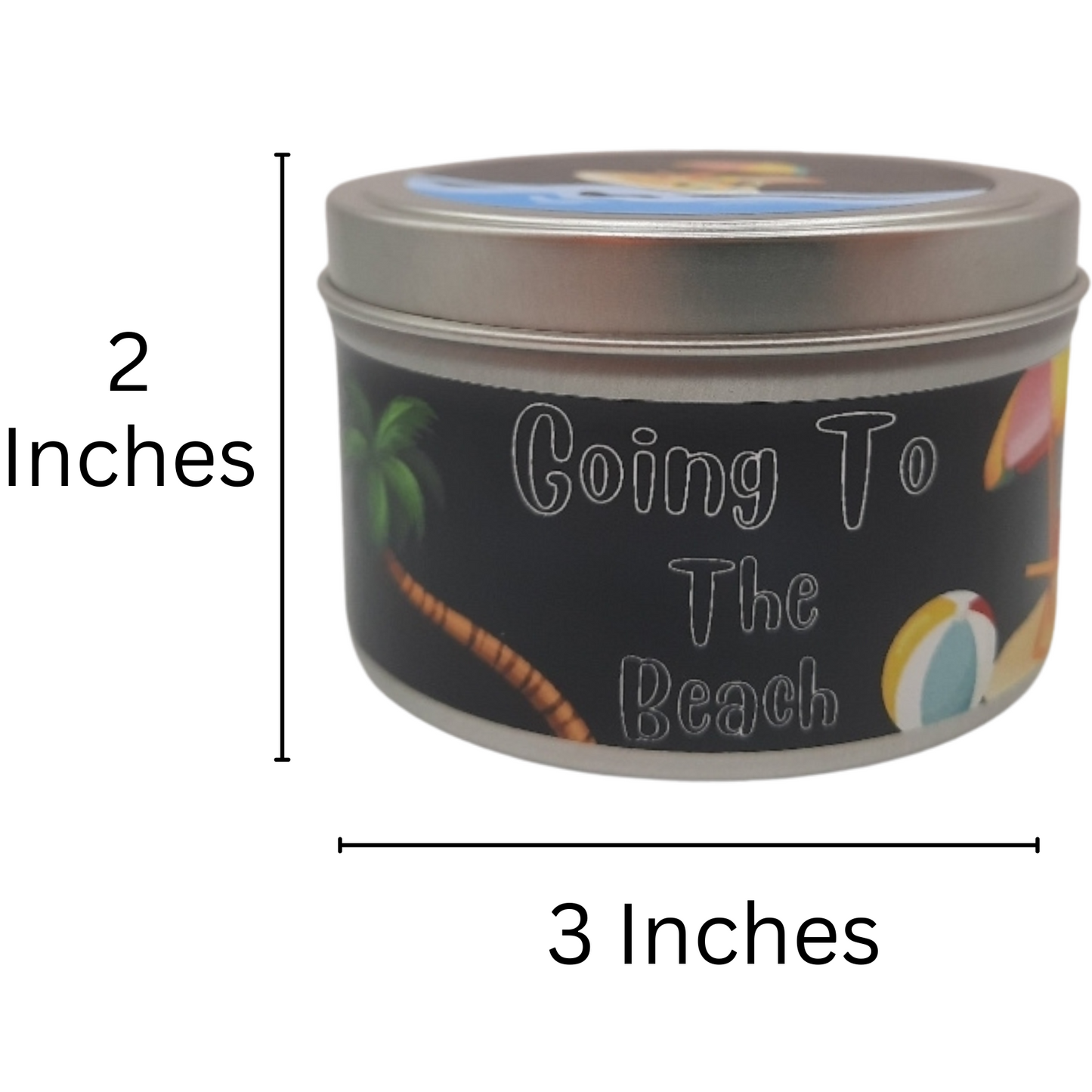 Going To The Beach Candle - Golden Hour | Eco-Friendly, Hand-Poured, Coconut Blend Wax, Single Wick