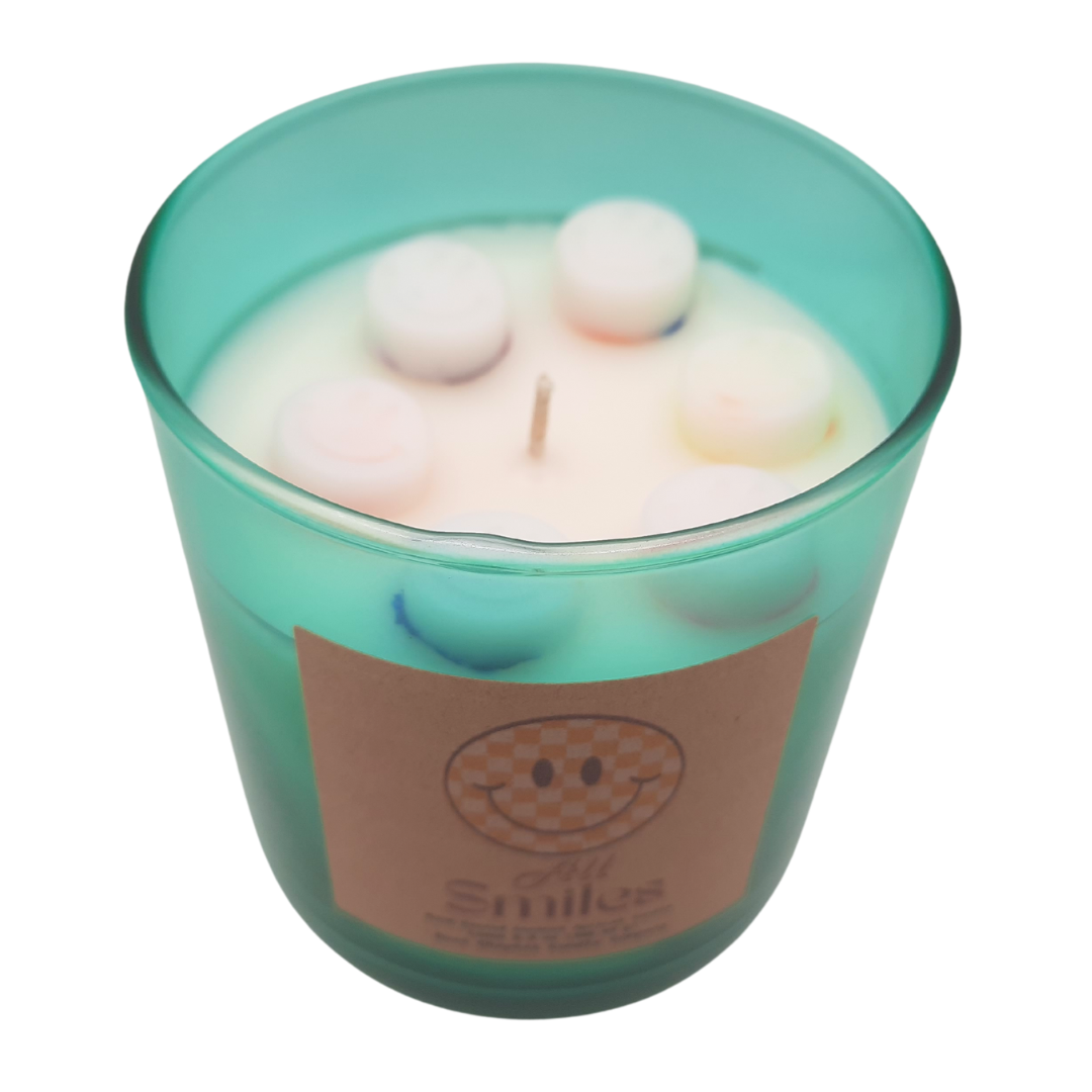 All Smiles Candle - Lemon | Eco-Friendly, Hand-Poured, Coconut Blend Wax, Single Wick