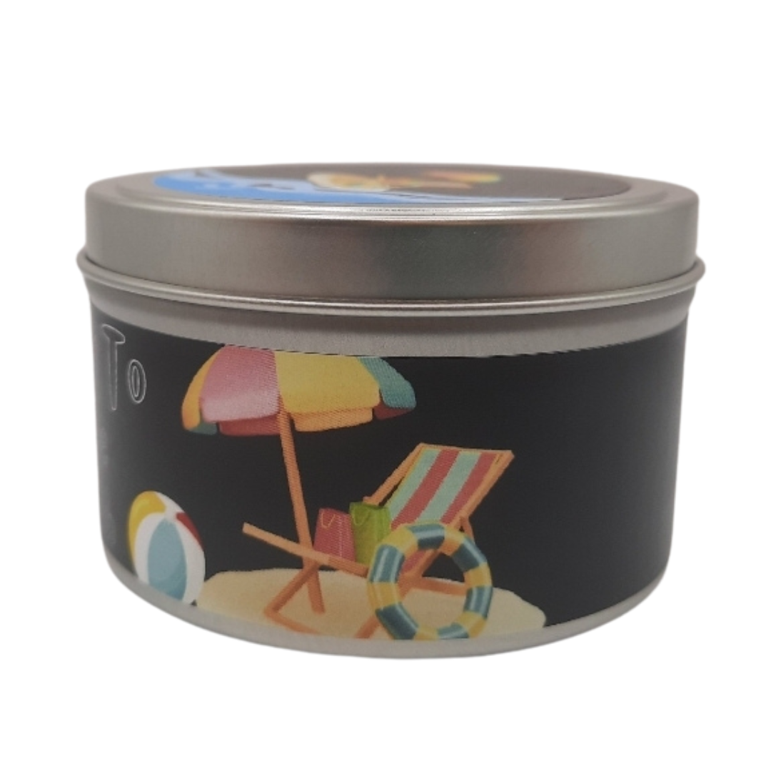 Going To The Beach Candle - Golden Hour | Eco-Friendly, Hand-Poured, Coconut Blend Wax, Single Wick