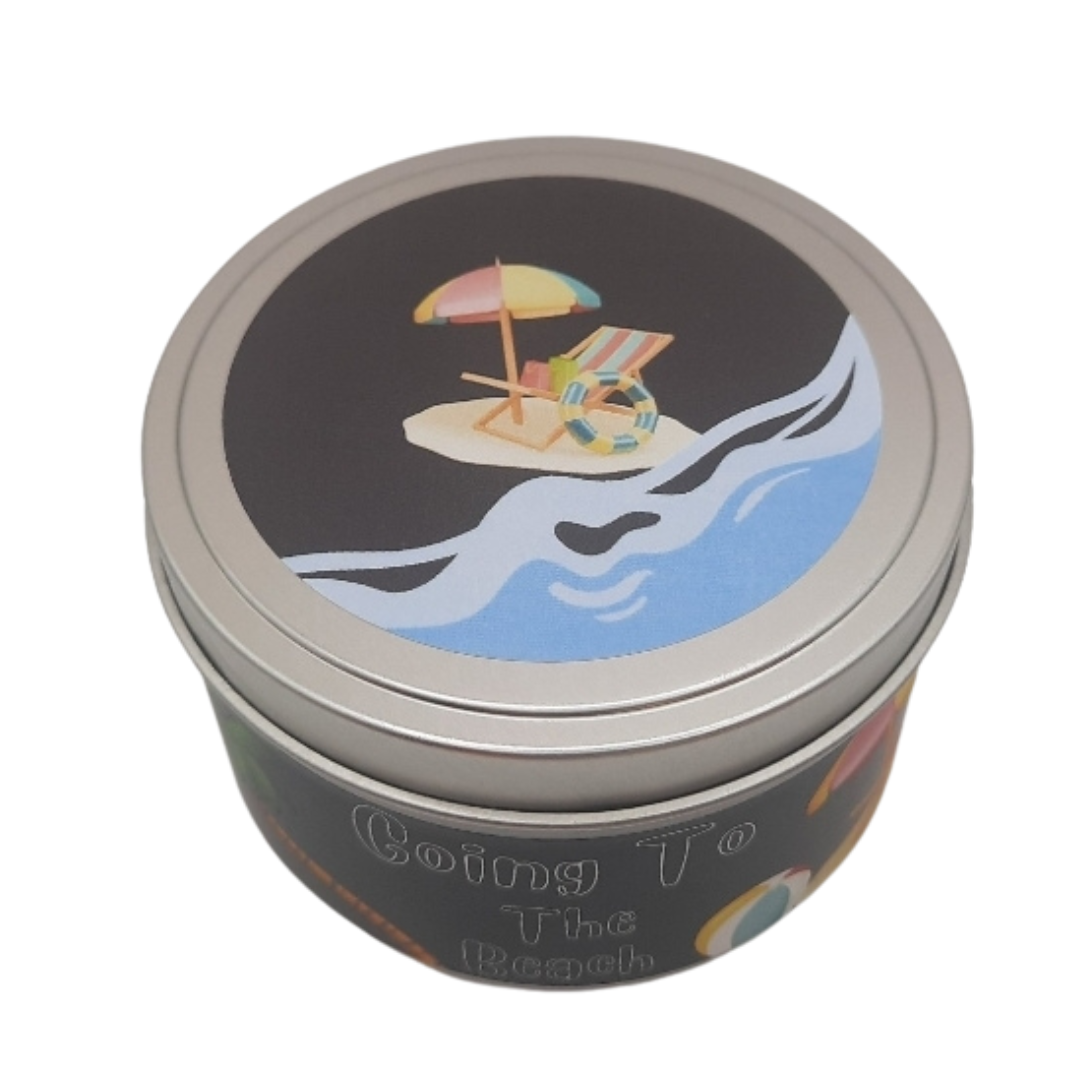 Going To The Beach Candle - Golden Hour | Eco-Friendly, Hand-Poured, Coconut Blend Wax, Single Wick