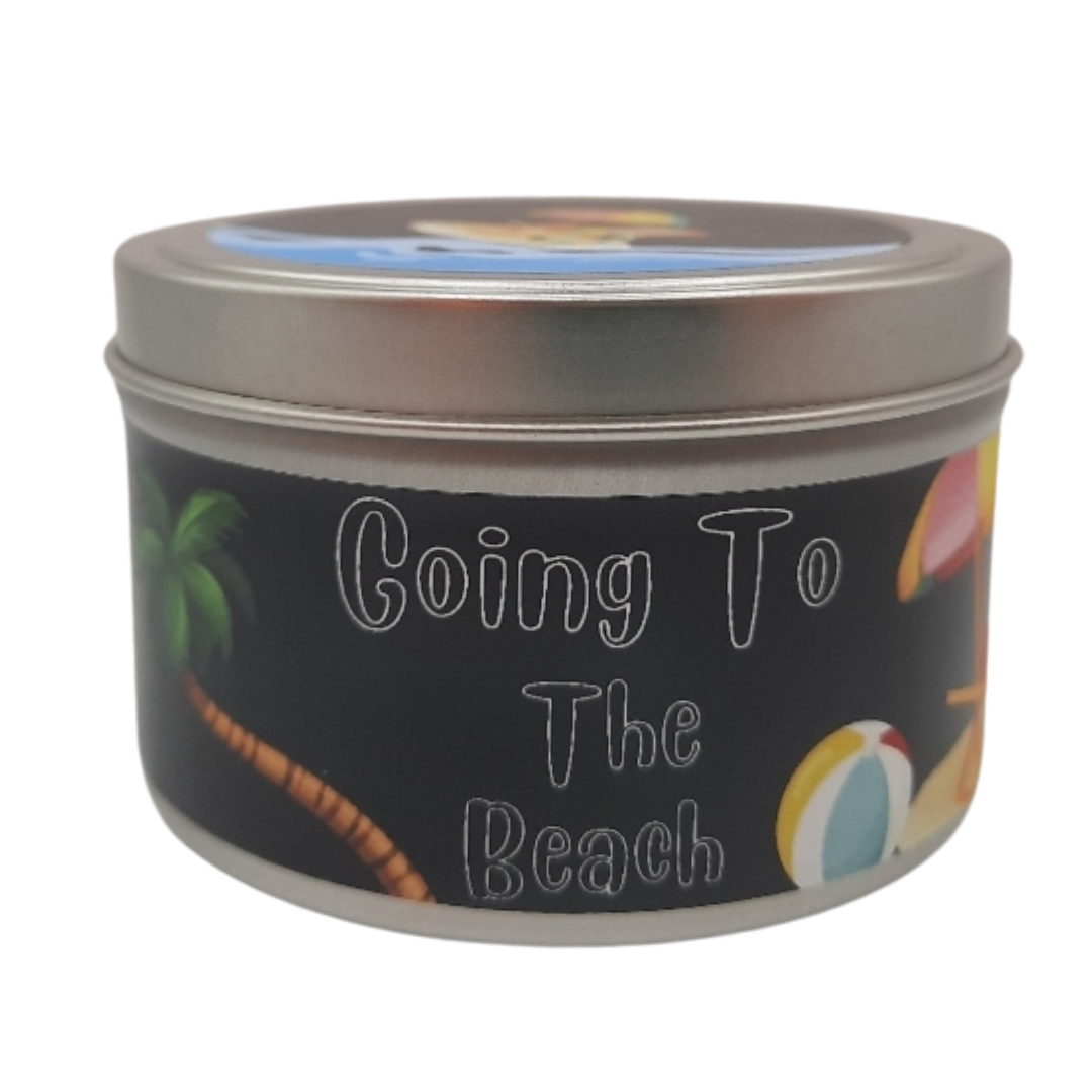 Going To The Beach Candle - Golden Hour | Eco-Friendly, Hand-Poured, Coconut Blend Wax, Single Wick