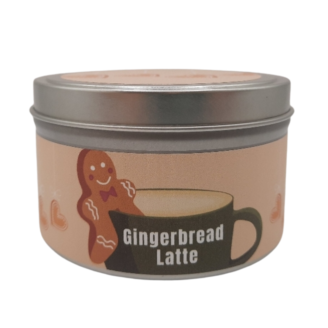 Gingerbread Latte Candle - Gingerbread + Coffee Shop | Eco-Friendly, Hand-Poured, Coconut Blend Wax, Single Wick