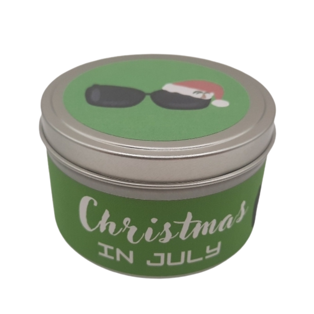 Christmas in July Candle - Red Berry Balsam | Eco-Friendly, Hand-Poured, Coconut Blend Wax, Single Wick
