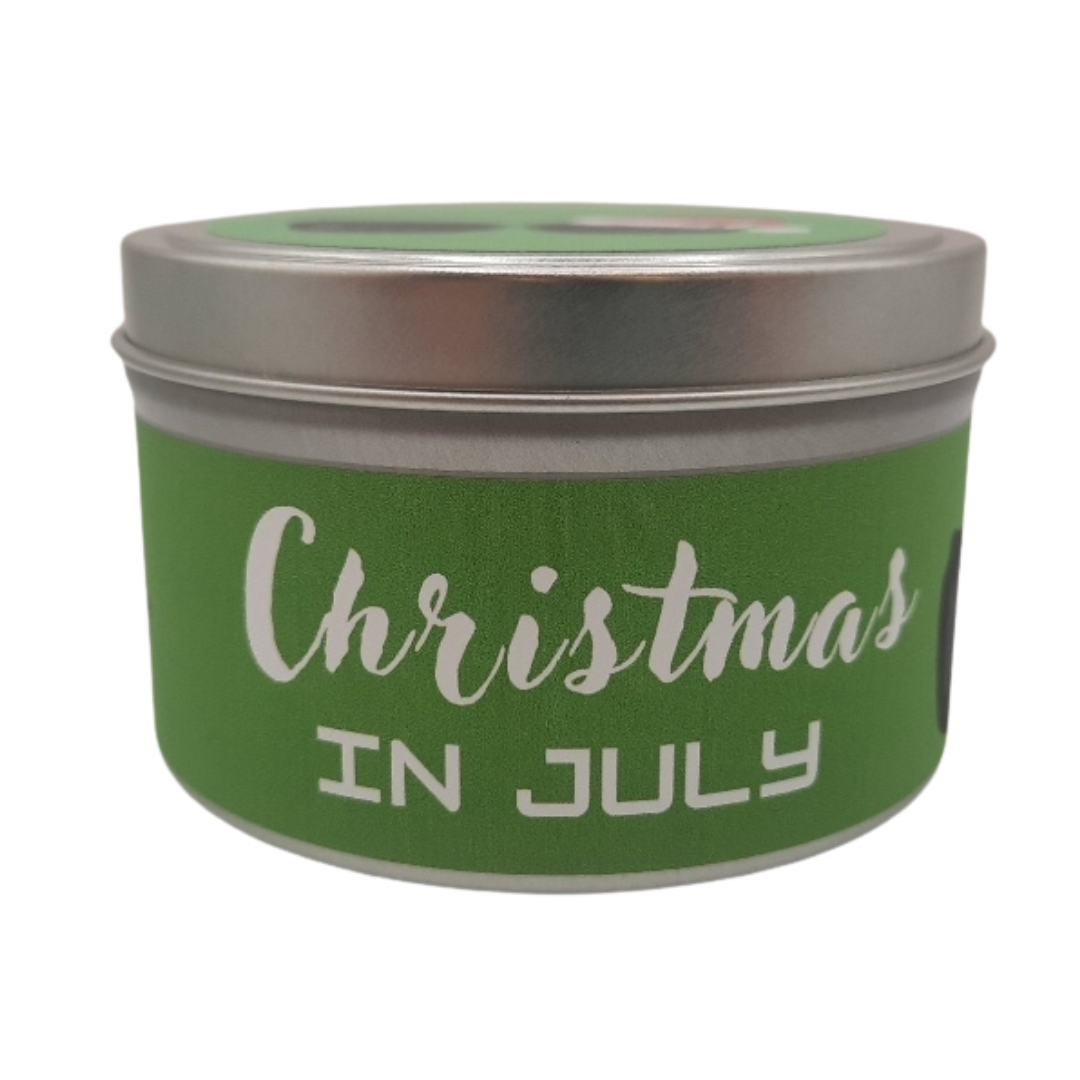 Christmas in July Candle - Red Berry Balsam | Eco-Friendly, Hand-Poured, Coconut Blend Wax, Single Wick