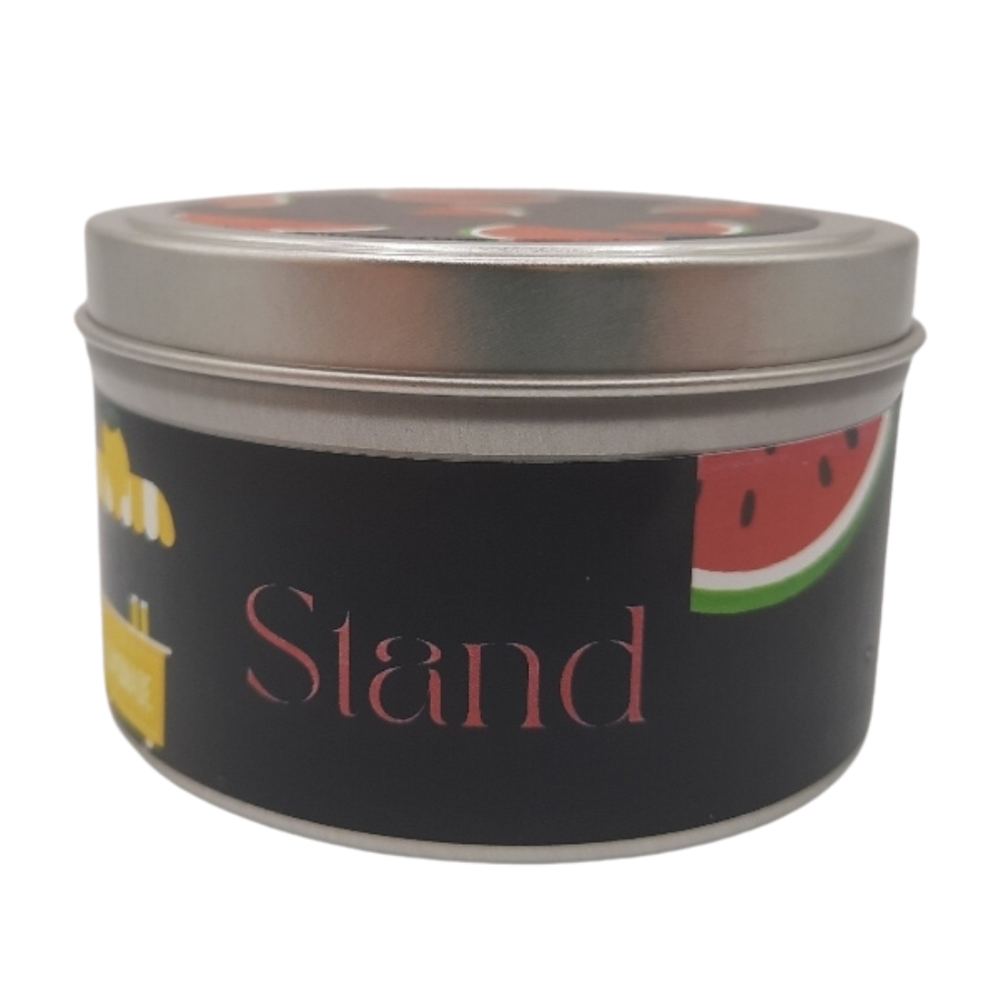 Pink Watermelon Lemonade Stand Candle - Pink Watermelon Lemonade | Eco-Friendly, Hand-Poured, Coconut Soy Blend Wax, Single Wick