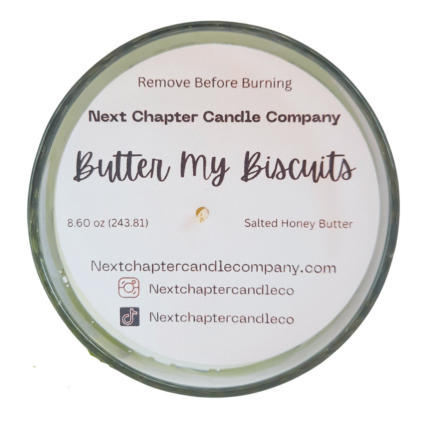 Butter My Biscuits | Eco-Friendly, Hand-Poured, Coconut Blend Wax, Single Wick