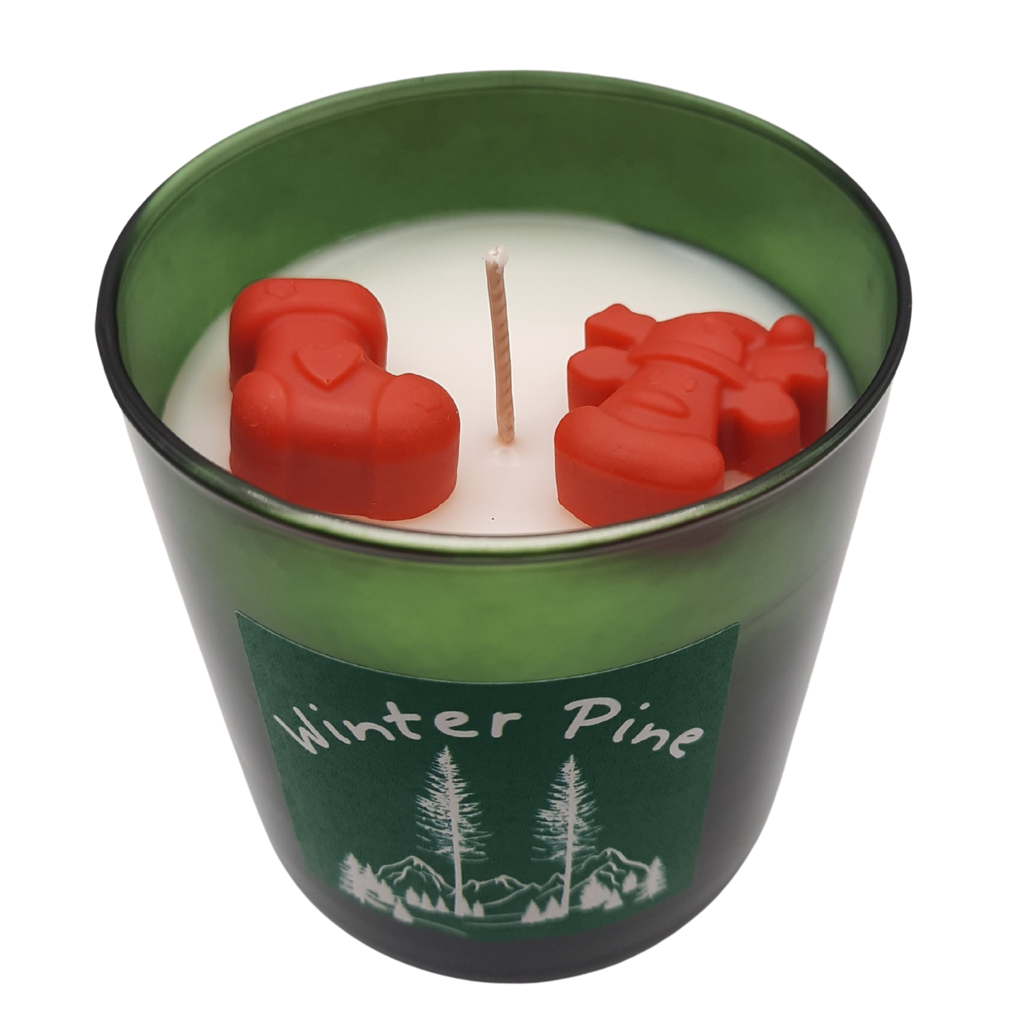 Winter Pine Candle  | Eco-Friendly, Hand-Poured, Coconut Blend Wax, Single Wick, Holiday Candle
