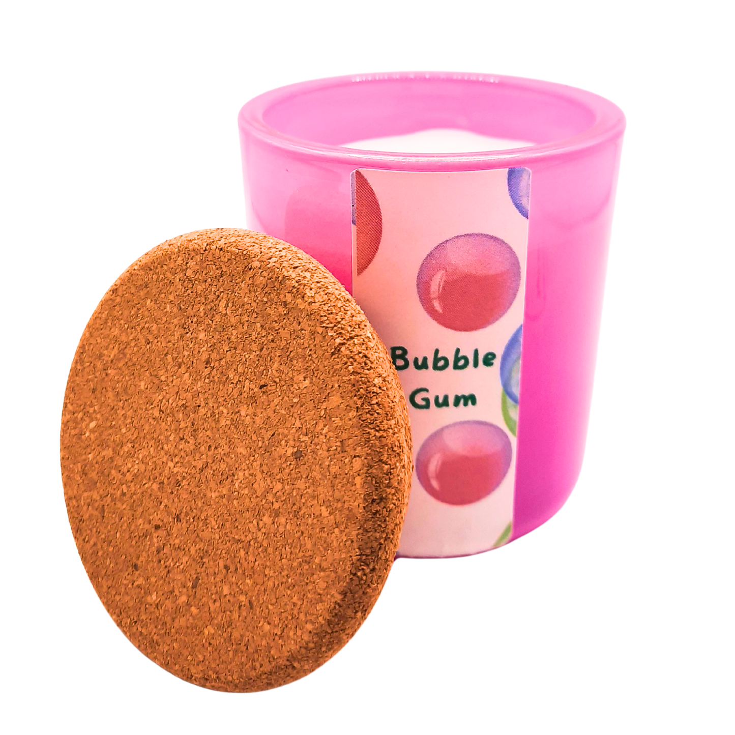 Bubble Gum 3 oz Jar | Eco-Friendly, Hand-Poured, Coconut Blend Wax, Single Wick